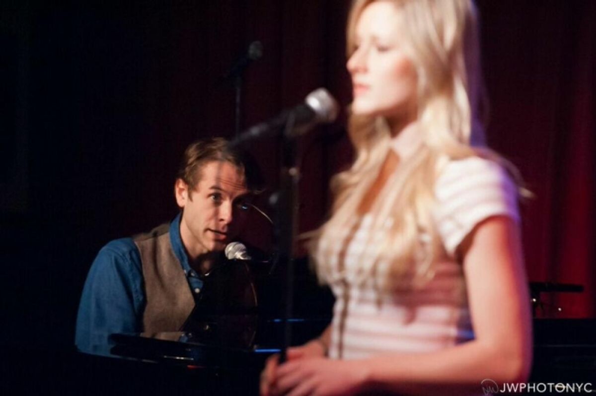 Ted Bushman and Delaney Westfall at 