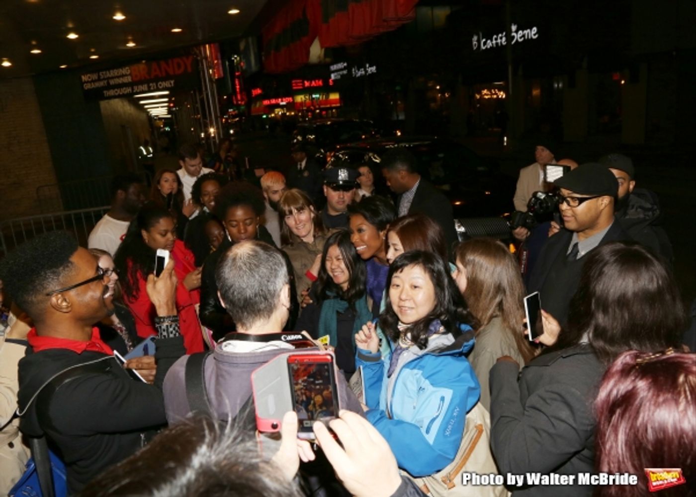 Photo Coverage: Broadway's Newest Murderess, Brandy Norwood, Greets Fans Backstage at CHICAGO! Image