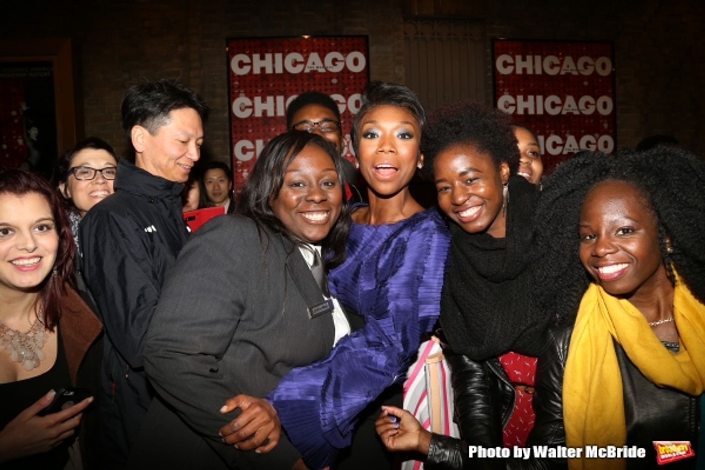 Photo Coverage: Broadway's Newest Murderess, Brandy Norwood, Greets Fans Backstage at CHICAGO! Image