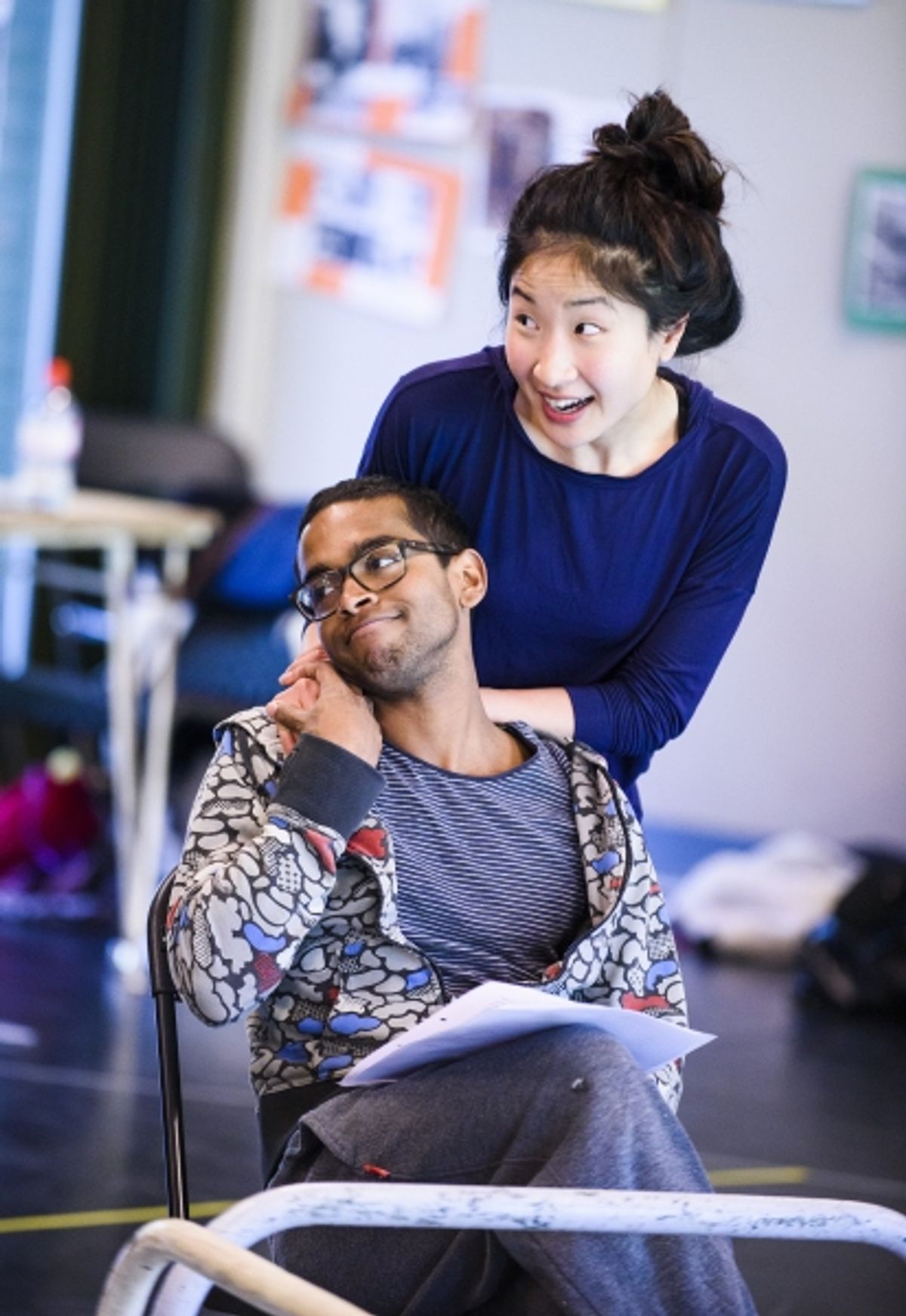 Kae Alexander (Wendy) and Hiran Abeysekera (Peter Pan) at 