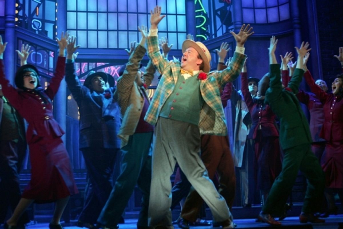 Scott Cote and the cast at 