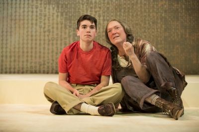 Noah Galvin, Kristine Nielsen Photo