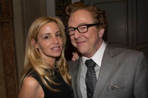 Camille Grammer & Edward Hibbert Photo