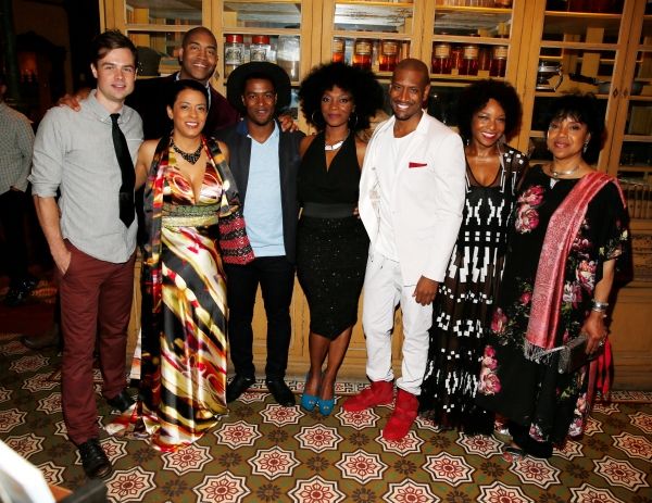 Cast members Mark Jude Sullivan, Cynda Williams, Playwright Paul Oakley Stovall and c Photo