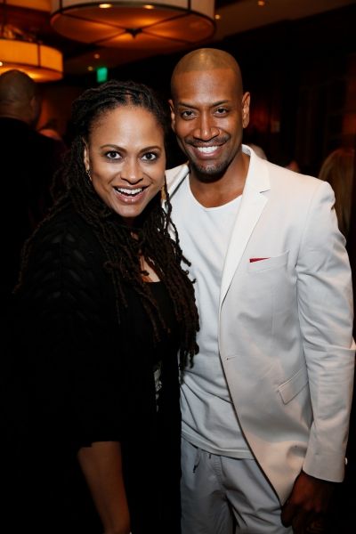 Film director Ava DuVernay and cast member Bryan Terrell Clark Photo