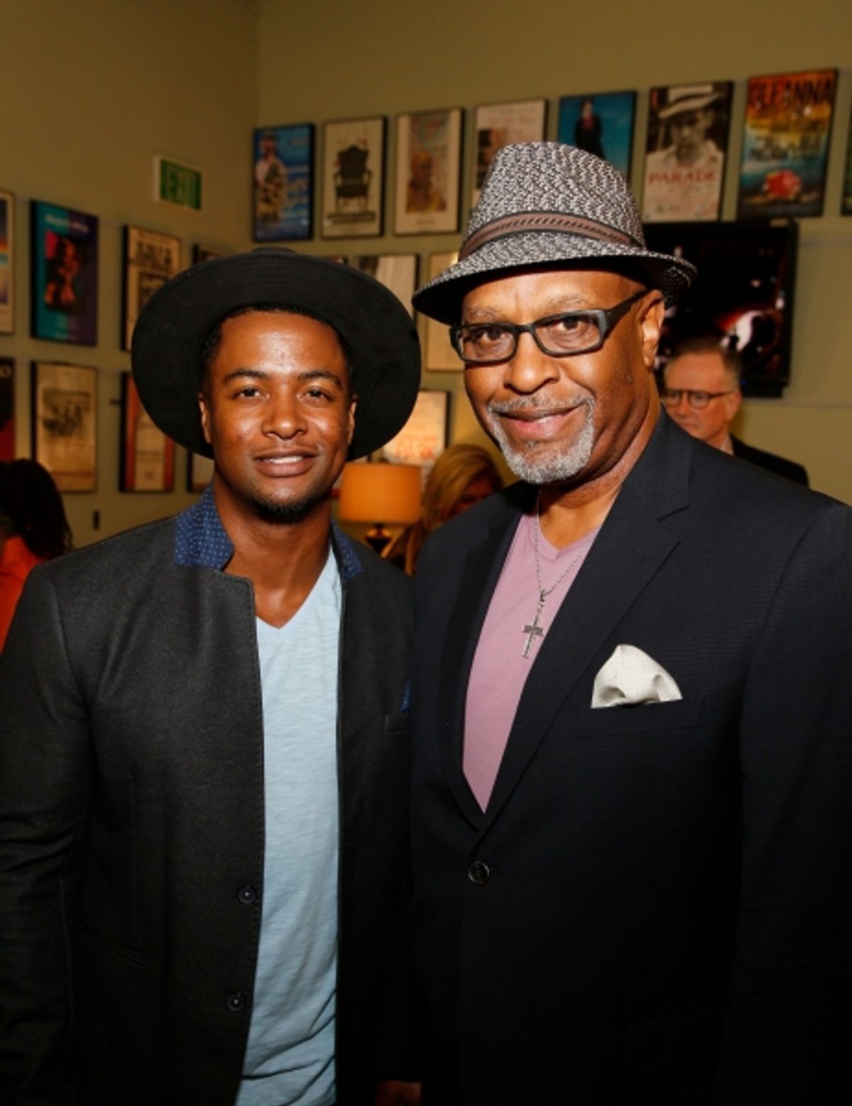 Cast member Kamal Angelo Bolden and actor James Pickens Jr. at 