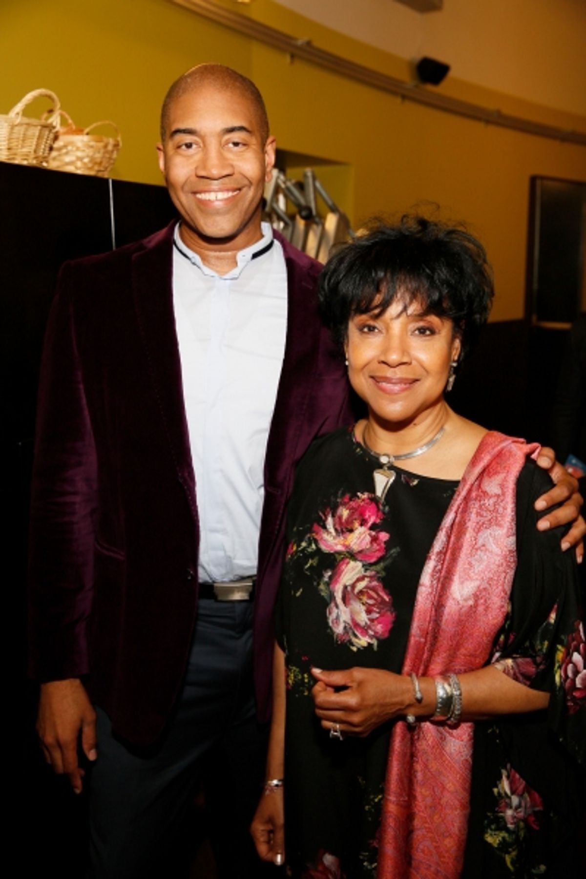 Playwright Paul Oakley Stovall and Director Phylicia Rashad at 