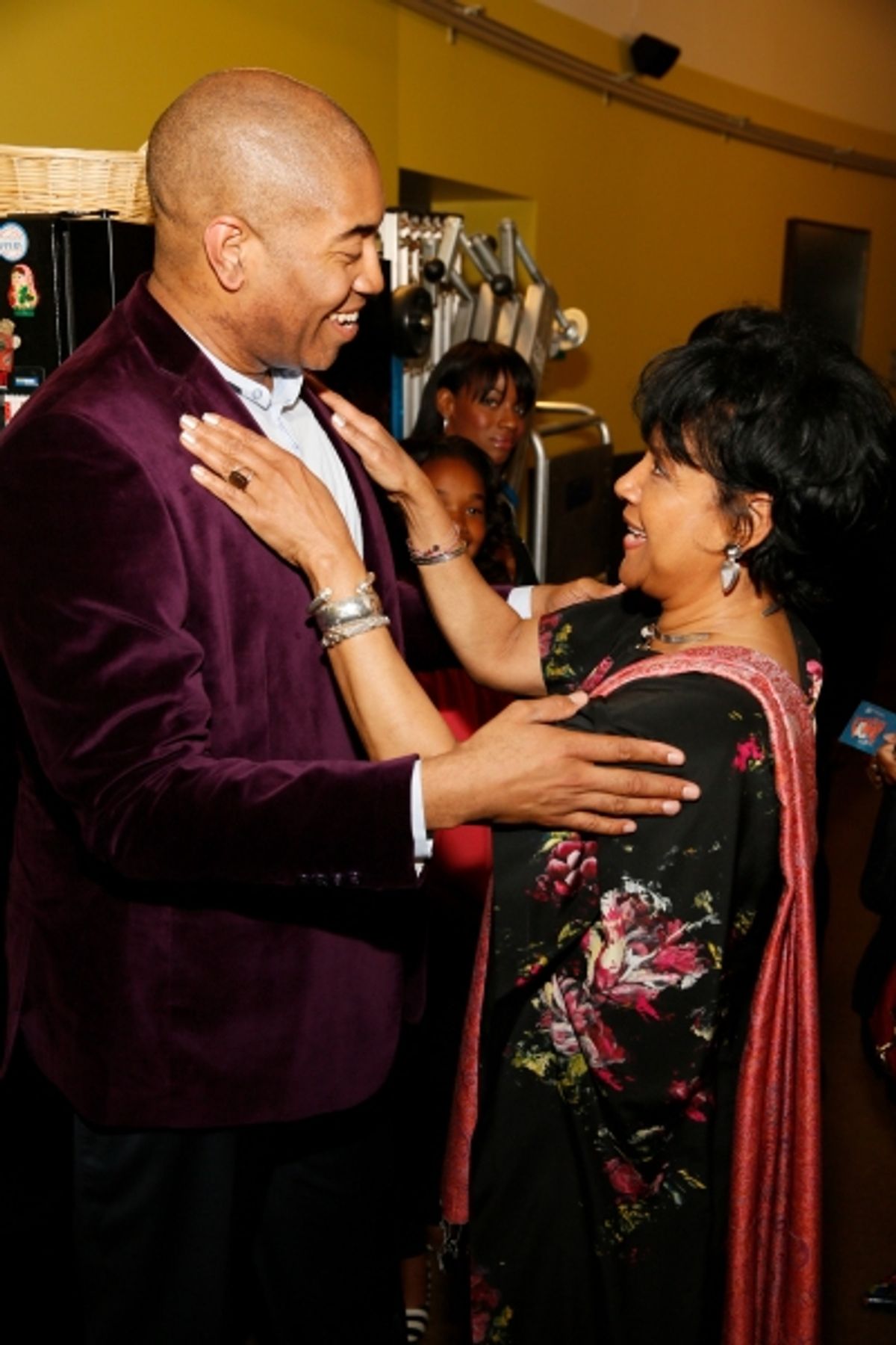 Playwright Paul Oakley Stovall and Director Phylicia Rashad at 