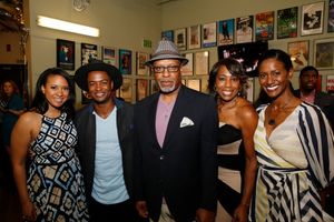 Actress Tracie Thoms, cast member Kamal Angelo Bolden and actors James Pickens Jr., Dawnn Lewis and JoNell Kennedy @ BroadwayWorld Actress Tracie Thoms, cast member Kamal Angelo Bolden and actors James Pickens Jr., D Photo