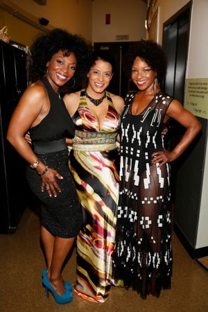 Cast members Shanesia Davis, Cynda Williams and J. Nicole Brooks Photo