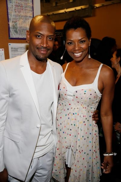 Cast member Bryan Terrell Clark and actress Vanessa Williams Photo