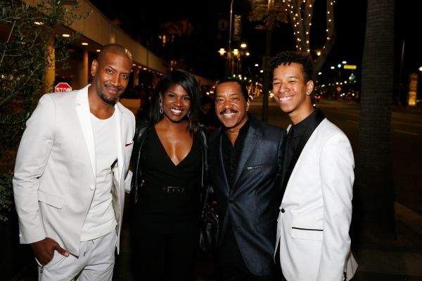 Cast member Bryan Terrell Clark and actors Edwina Findley Dickerson, Obba Babatunde a Photo
