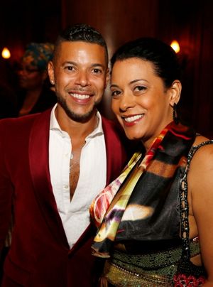 Actor Wilson Cruz and cast member Cynda Williams Photo
