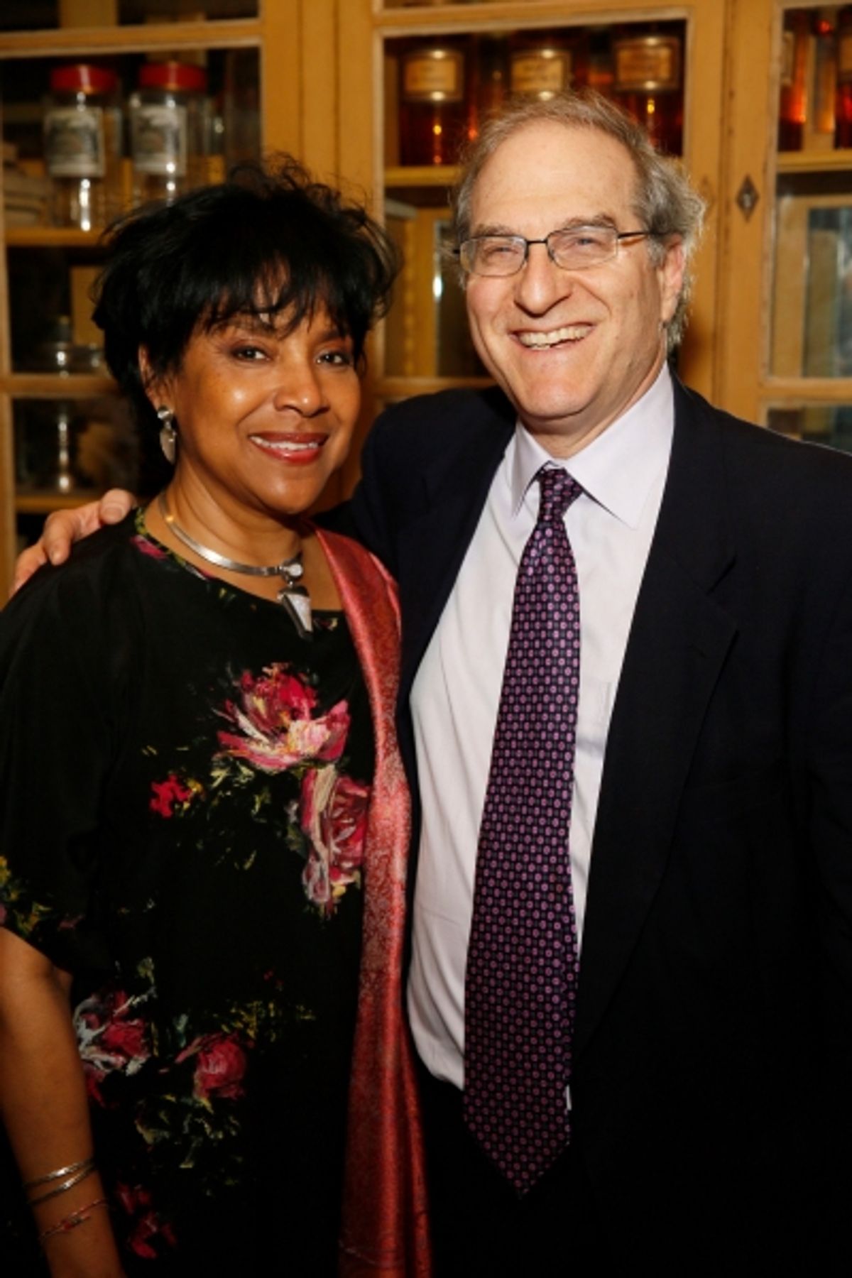 Director Phylicia Rashad and Theatre Producer Stephen Hendel at 