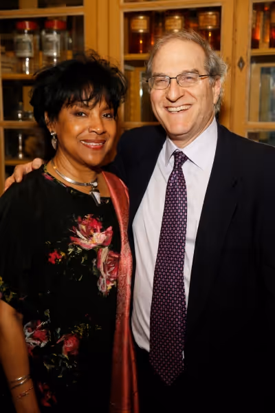 Director Phylicia Rashad and Theatre Producer Stephen Hendel Photo