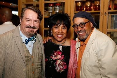 Scenic Designer John Iacovelli, Director Phylicia Rashad and Film Director John Simmo Photo
