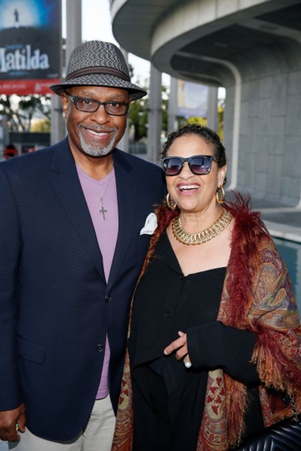 Actor James Pickens Jr. and Debbie Allen Photo