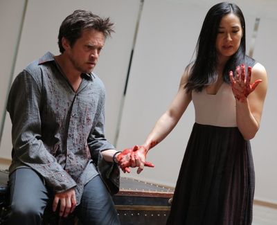 Rob Campbell and Jennifer Ikeda Photo