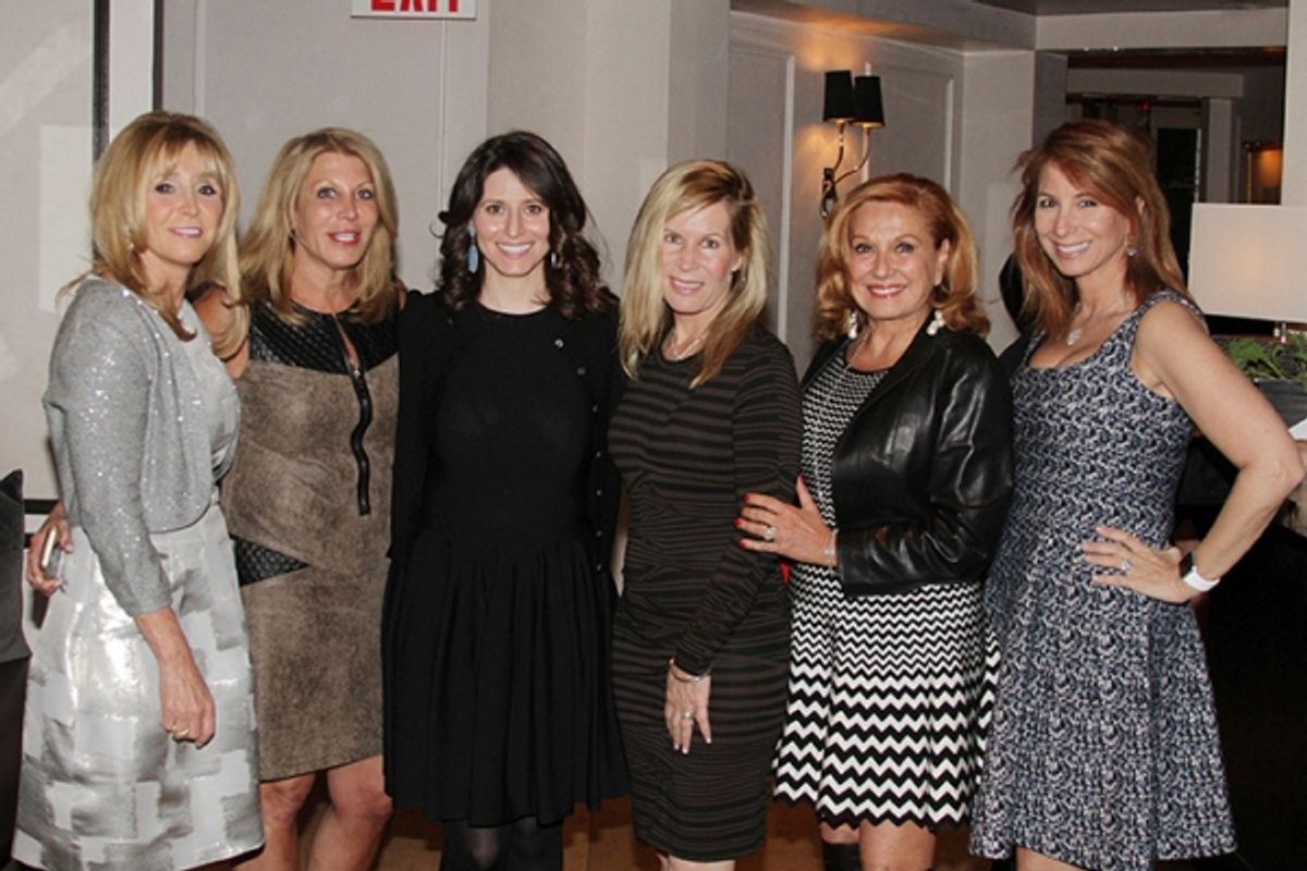 Iris Smith, Dottie Herman, Tara Swibel, Linda Rice, MIchele Rela and Jill Zarin at 