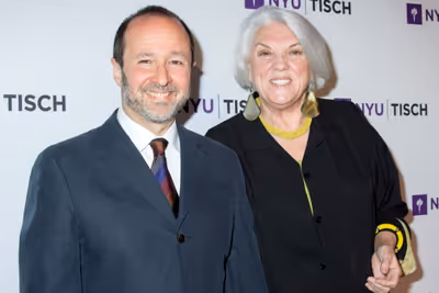 Steven Lutvak, Tyne Daly Photo