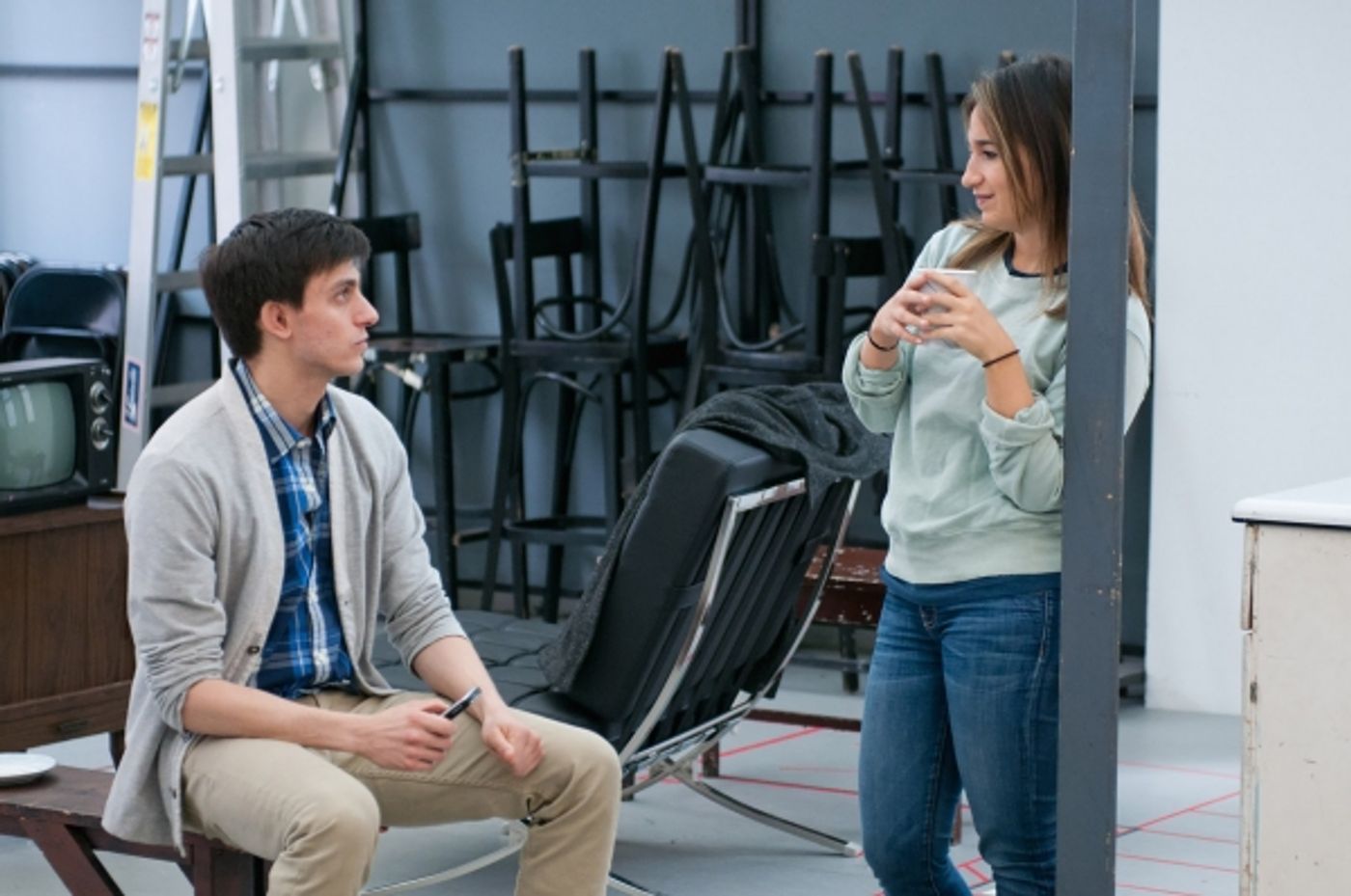 Photo Flash: In Rehearsal for Roundabout's SIGNIFICANT OTHER with Lindsay Mendez, Gideon Glick & More  Image