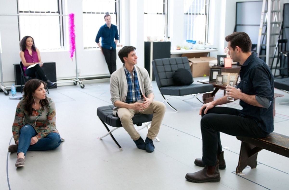 Lindsay Mendez, Carra Patterson, luke Smith, Gideon Glick, John Behlmann at 