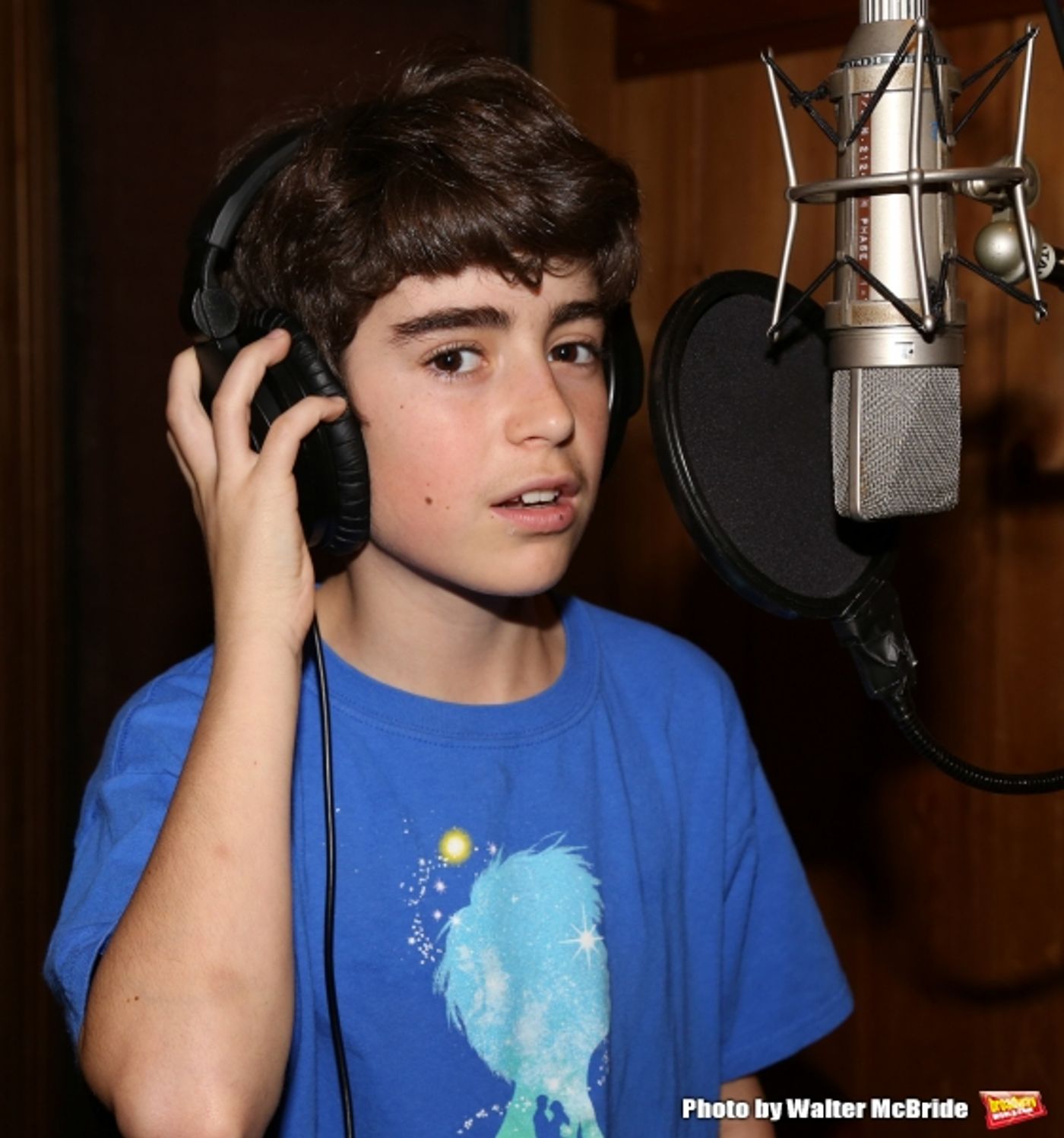 Photo Coverage: In the Recording Studio with the Cast of Broadway's FINDING NEVERLAND; Album Out Next Month!  Image