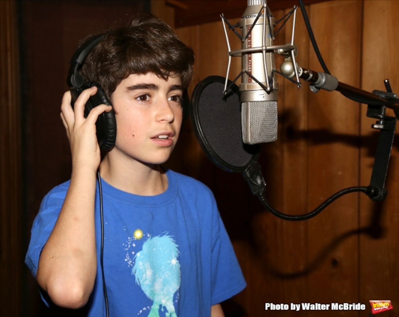 Photo Coverage: In the Recording Studio with the Cast of Broadway's FINDING NEVERLAND; Album Out Next Month!  Image