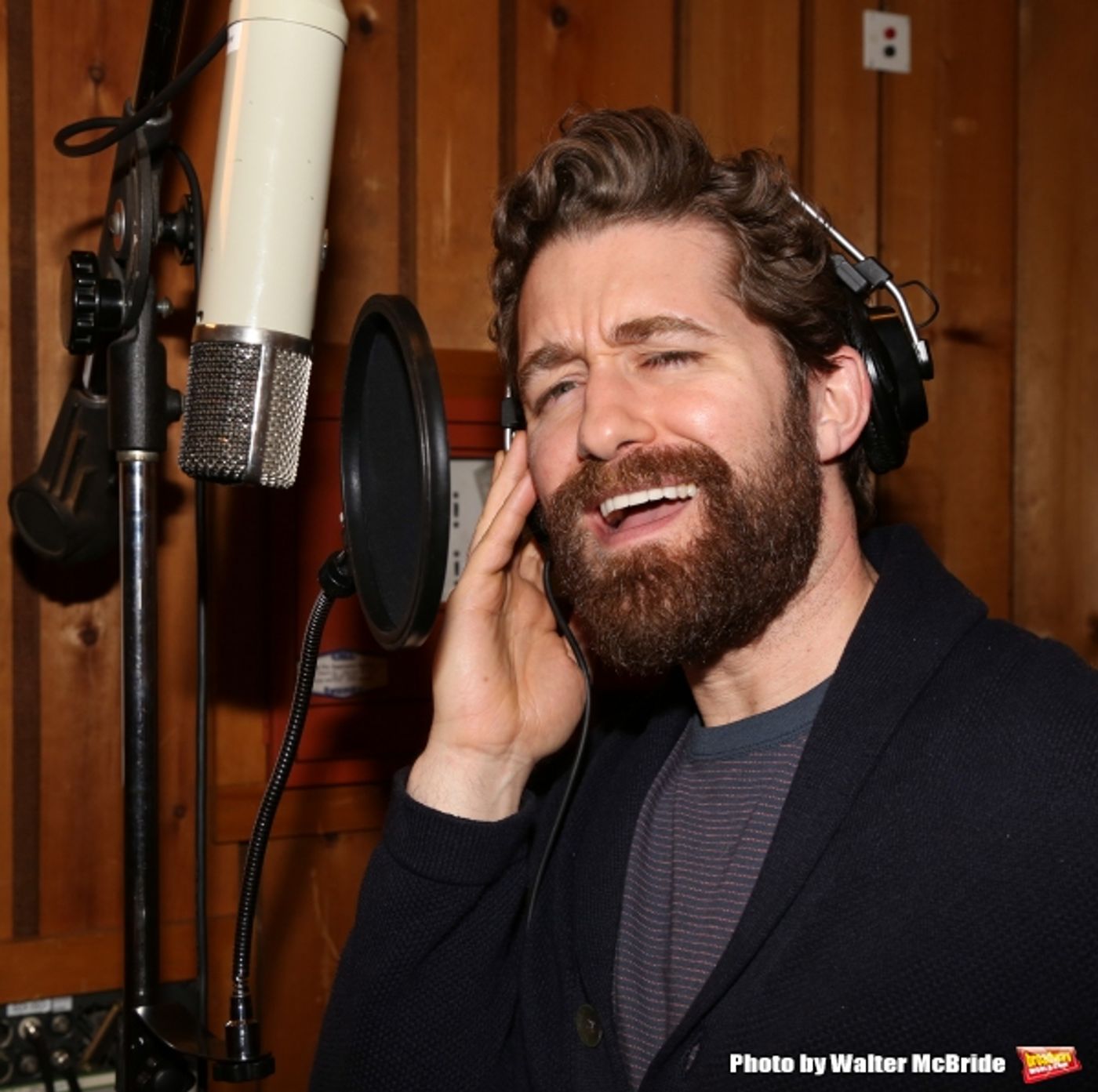 Photo Coverage: In the Recording Studio with the Cast of Broadway's FINDING NEVERLAND; Album Out Next Month!  Image