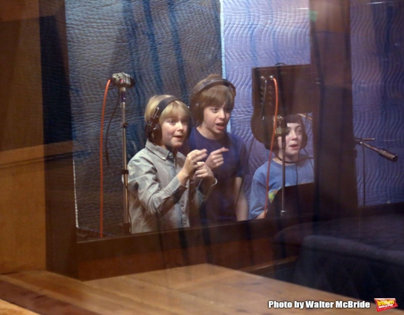 Photo Coverage: In the Recording Studio with the Cast of Broadway's FINDING NEVERLAND; Album Out Next Month!  Image