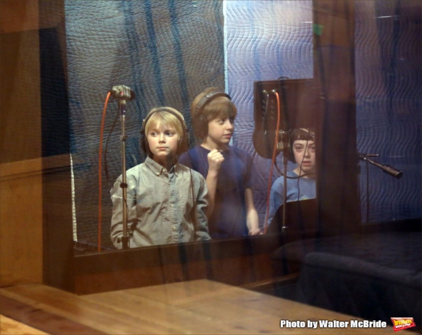 Photo Coverage: In the Recording Studio with the Cast of Broadway's FINDING NEVERLAND; Album Out Next Month!  Image