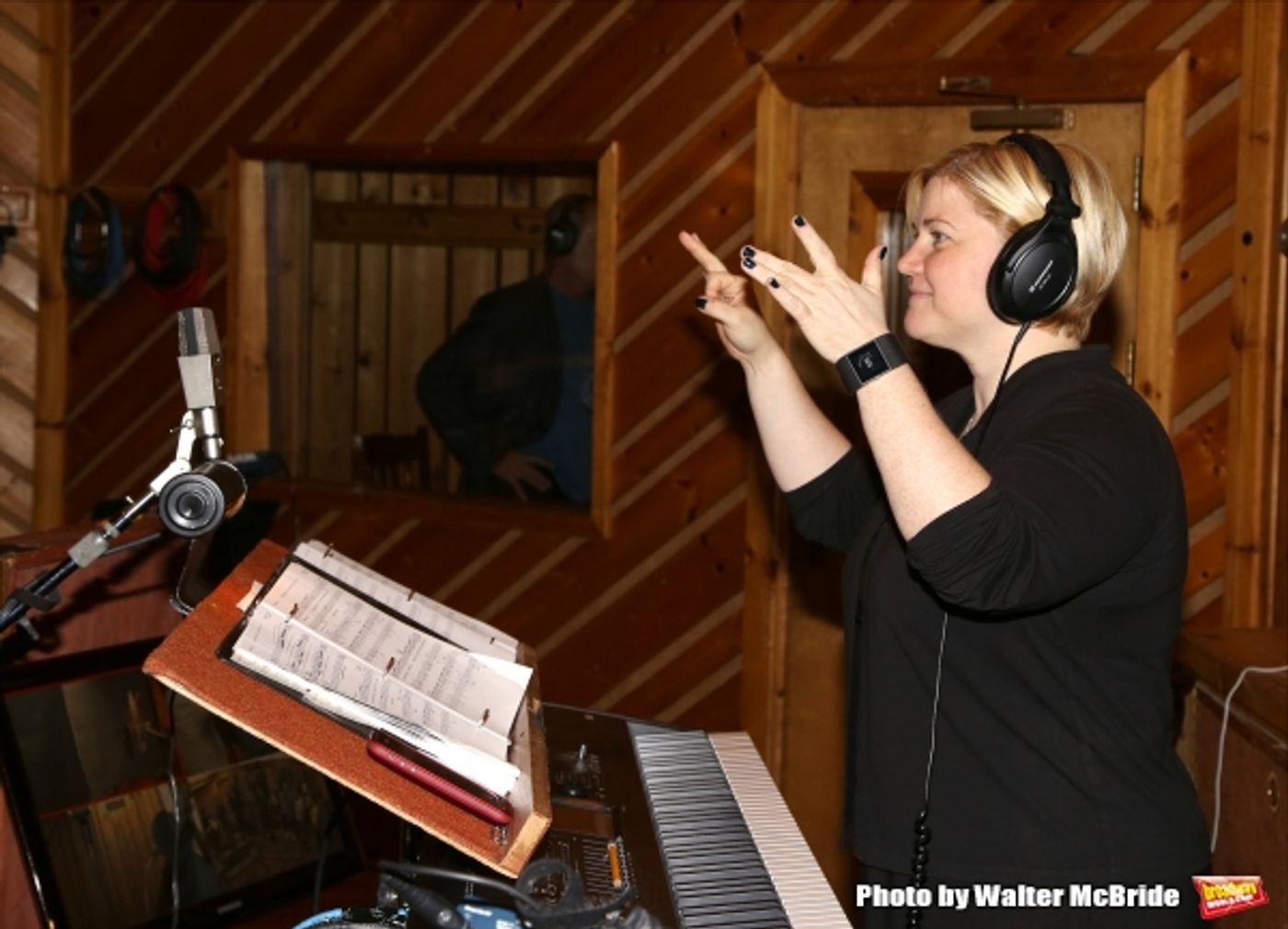 Photo Coverage: In the Recording Studio with the Cast of Broadway's FINDING NEVERLAND; Album Out Next Month! Photo Coverage: In the Recording Studio with the Cast of Broadway's FINDING NEVERLAND; Album Out Next Month! Image