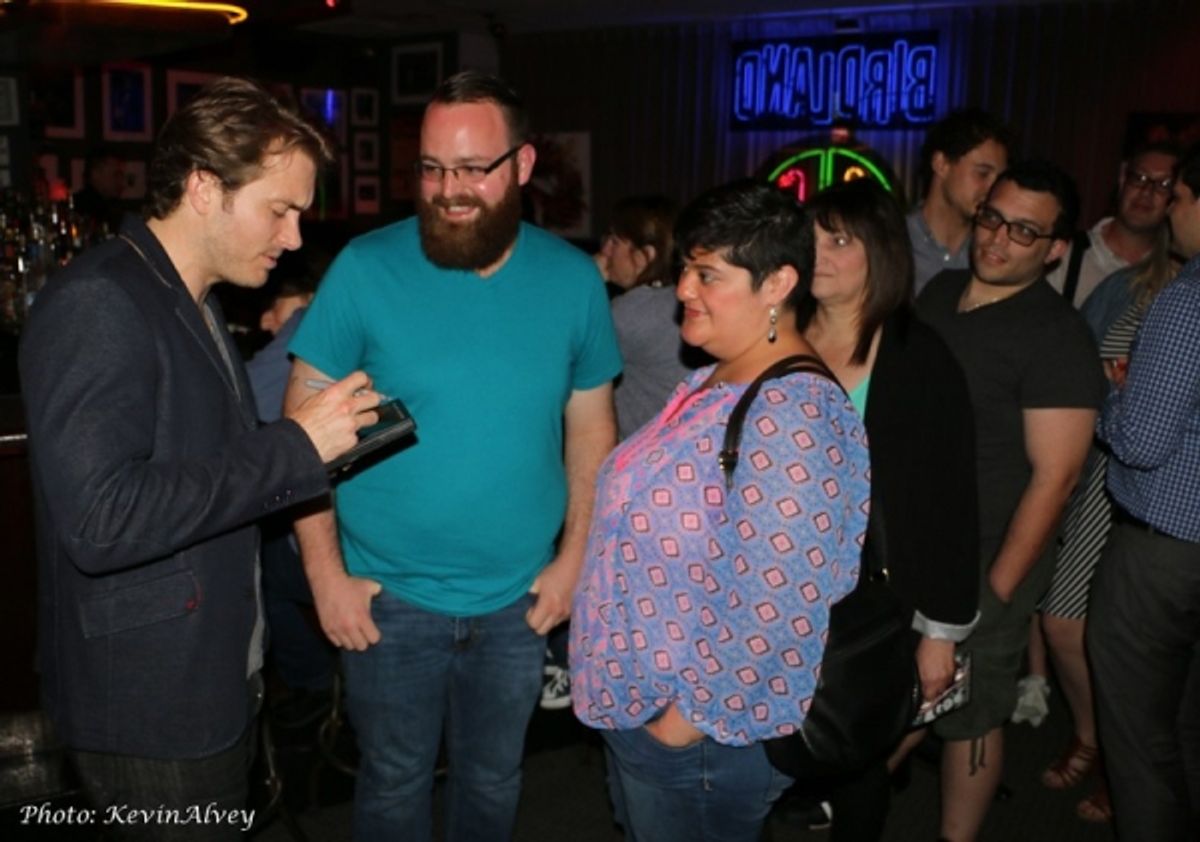 James Snyder and fans at 