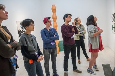 YOUNG ARTS holds master classes and workshops at MOMA P.S.1 and BAC with artist Brad  Photo