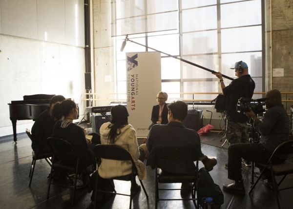 Rachael Harris leads a master class Photo