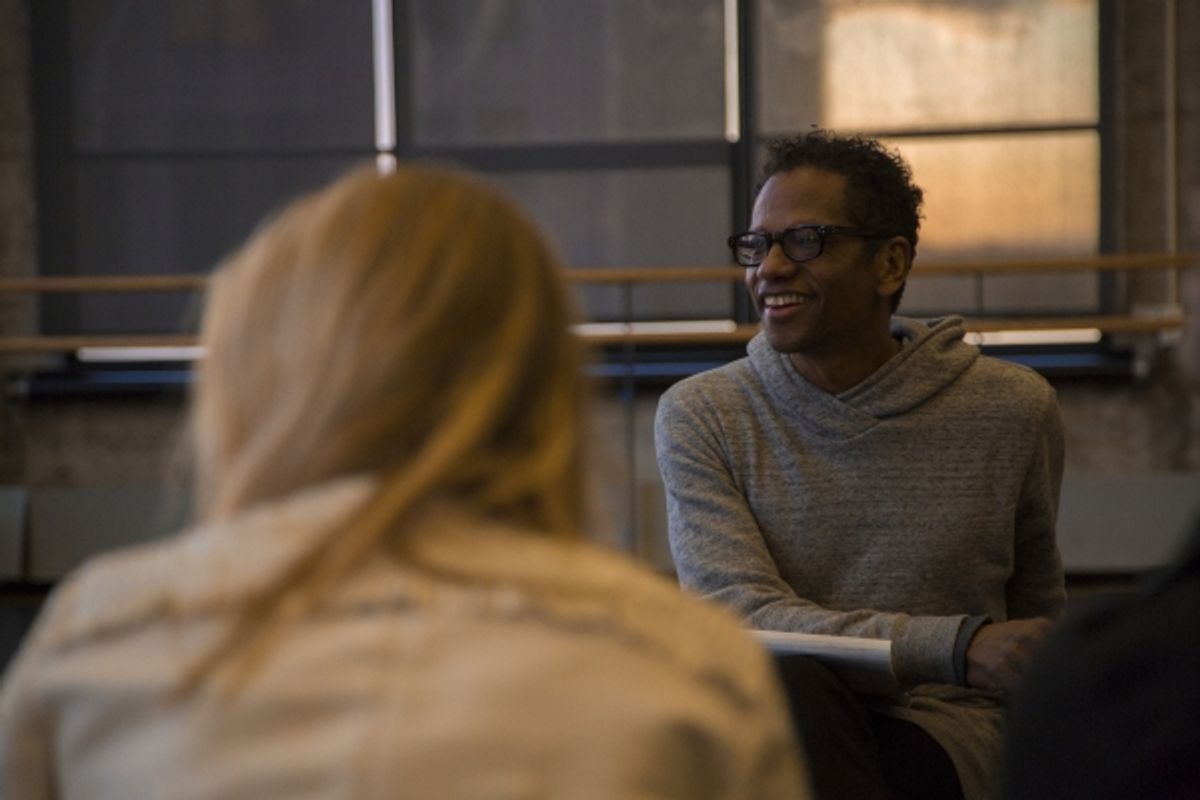 Ralph Lemon and company in a master class at 