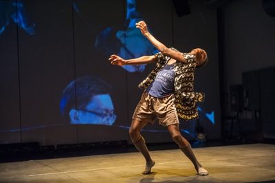 Young Arts Master classes and workshops with Jay Scheib and Mikhail Baryshnikov and P Photo