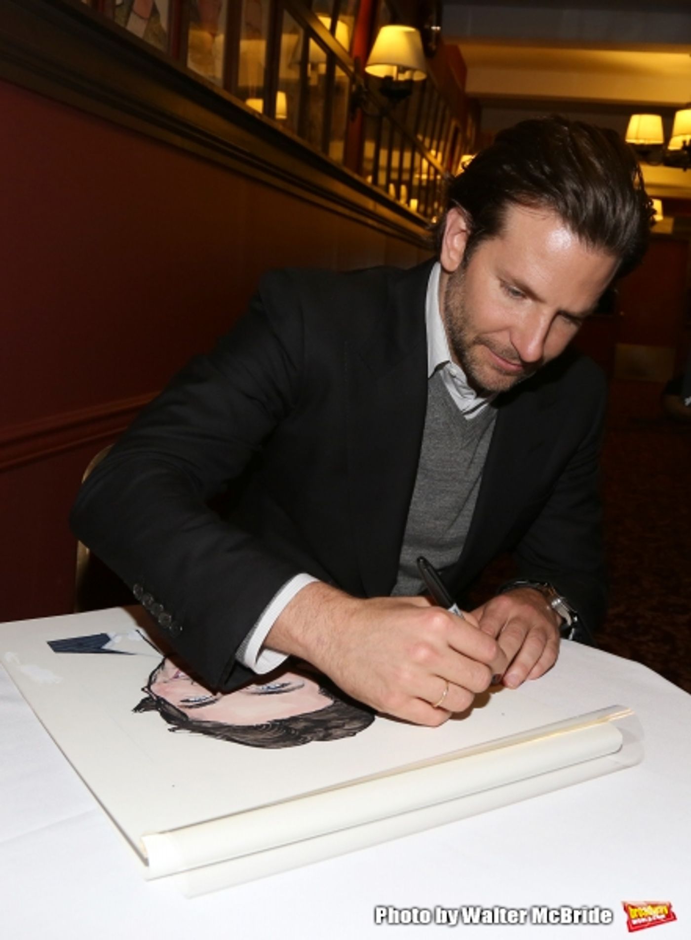 Photo Coverage: Sardi's Unveils Caricature for Tony Nominee Bradley Cooper!  Image