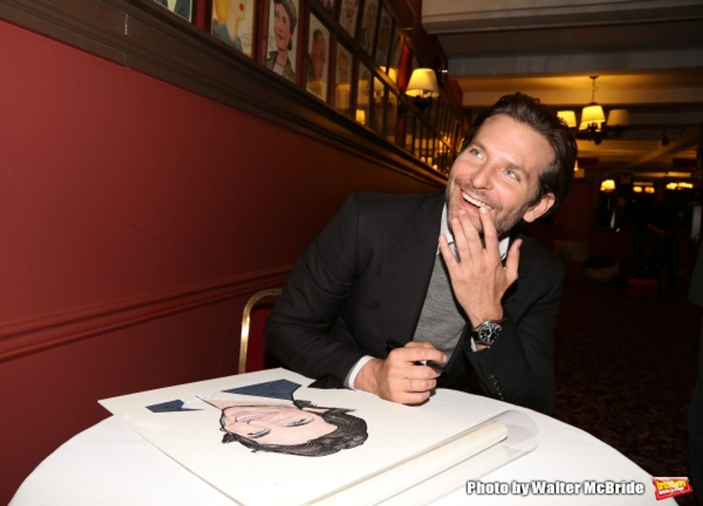Photo Coverage: Sardi's Unveils Caricature for Tony Nominee Bradley Cooper!  Image