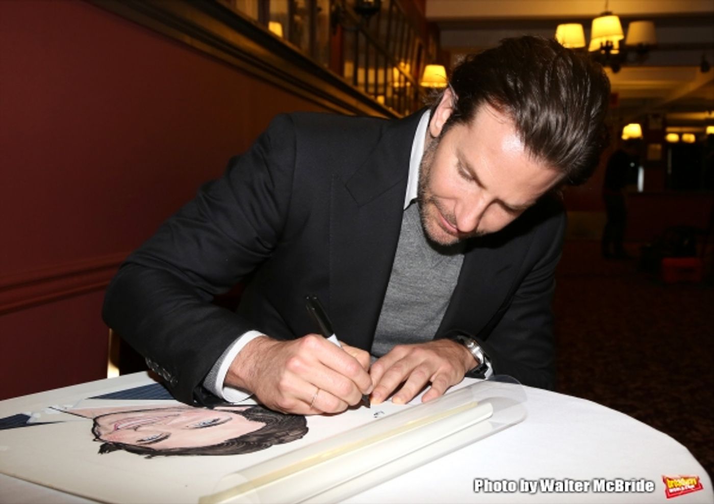Photo Coverage: Sardi's Unveils Caricature for Tony Nominee Bradley Cooper!  Image
