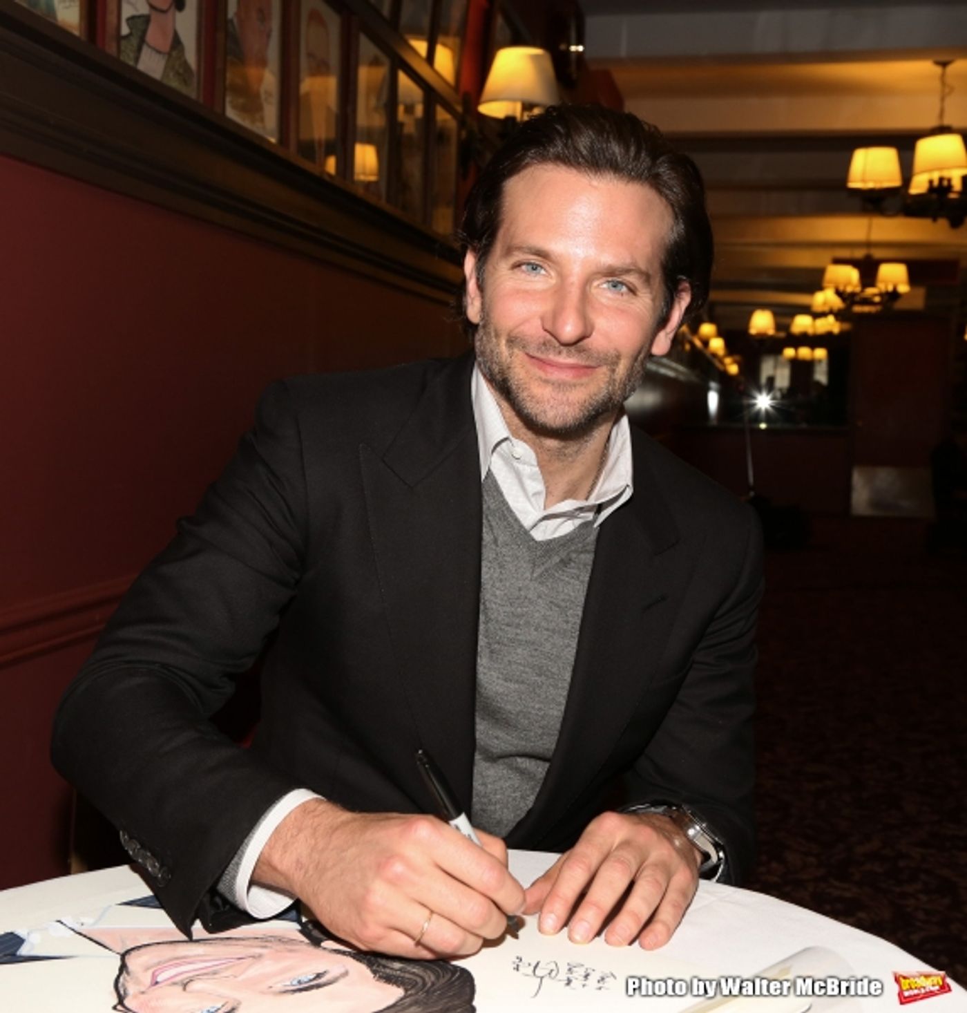 Photo Coverage: Sardi's Unveils Caricature for Tony Nominee Bradley Cooper!  Image