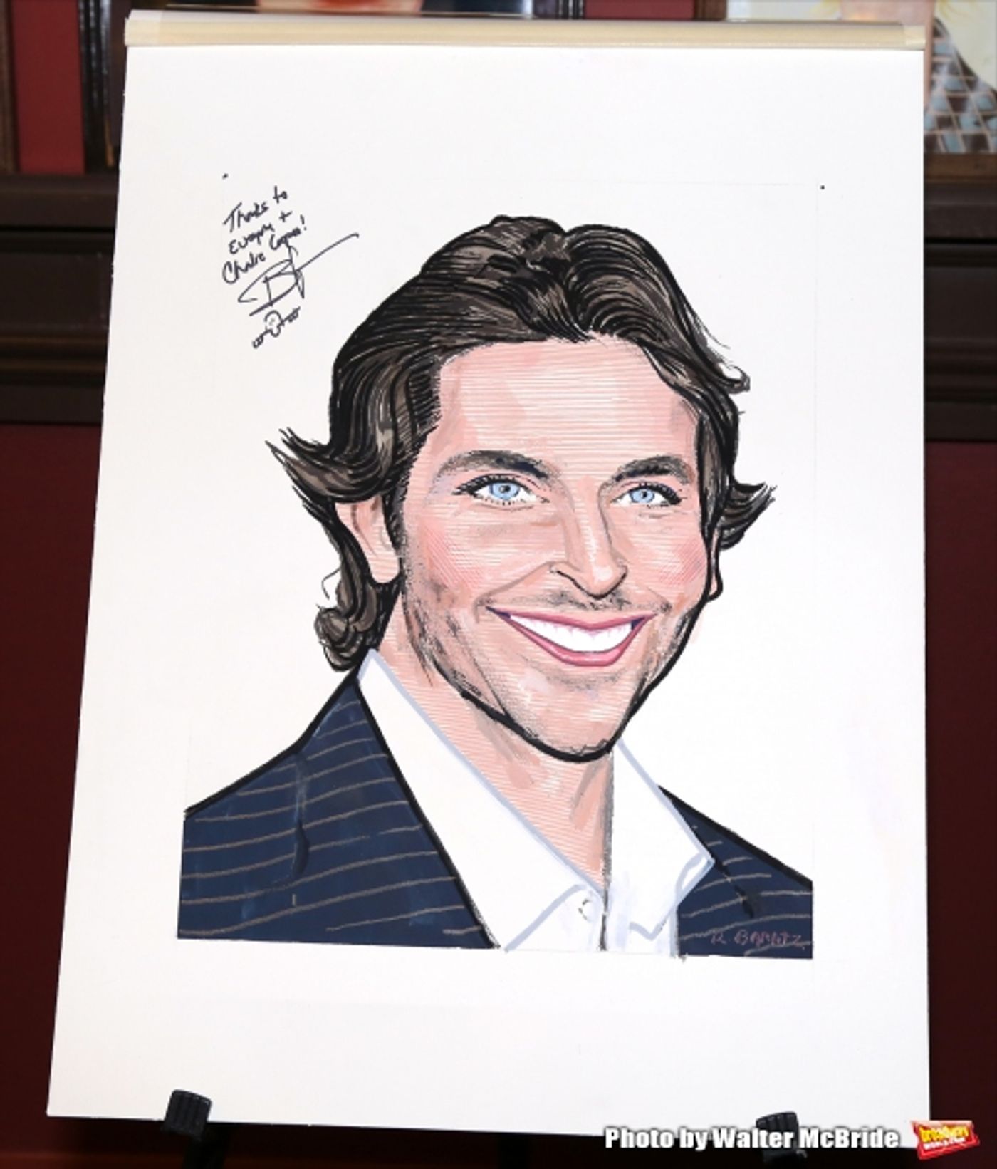 Photo Coverage: Sardi's Unveils Caricature for Tony Nominee Bradley Cooper!  Image