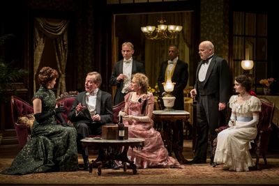 Shannon Cochran (Regina Giddens), Michael Canavan (William Marshall), Mary Beth Fishe Photo