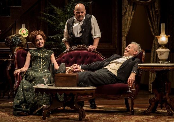 Shannon Cochran (Regina Giddens), Steve Pickering (Oscar Hubbard) and Larry Yando (Be Photo