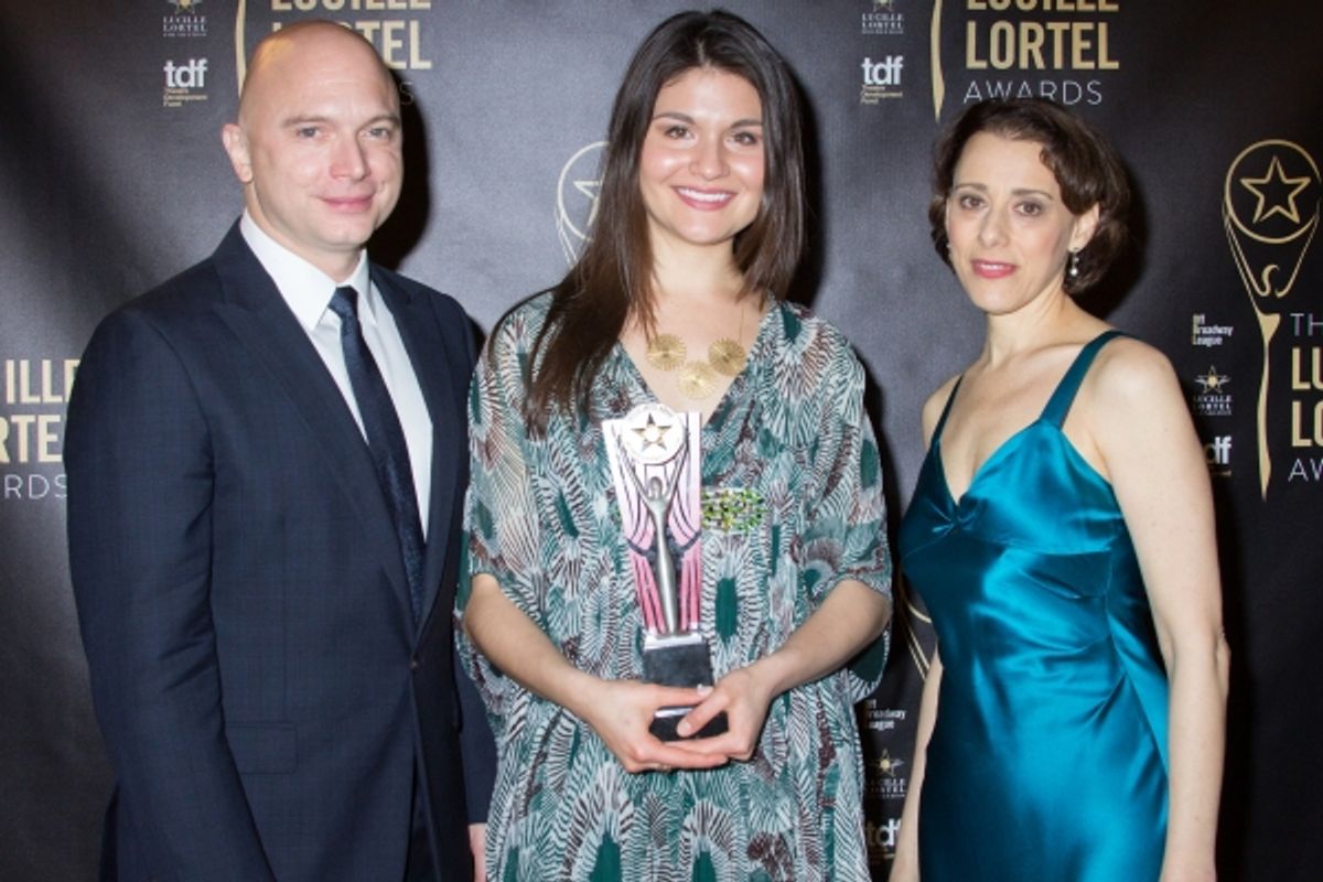 Michael Cerveris, Phillipa Soo, Judy Kuhn at 