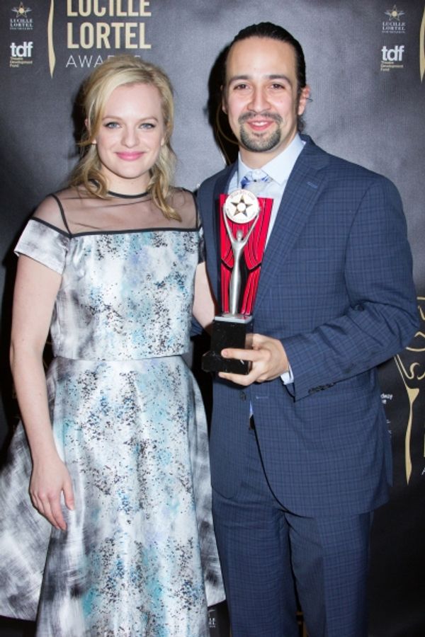 Elisabeth Moss, Lin-Manuel Miranda Photo