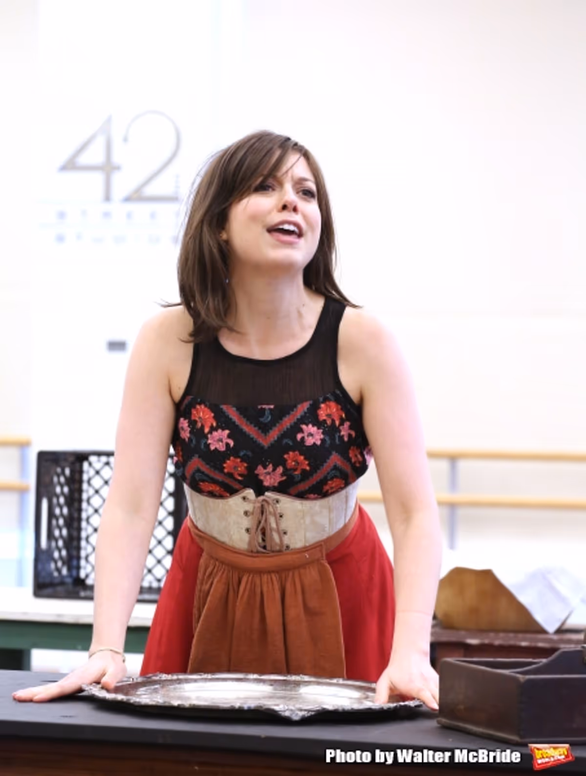 Margo Seibert at Go Inside Rehearsal with the Cast of Paper Mill Playhouse's EVER AFTER!