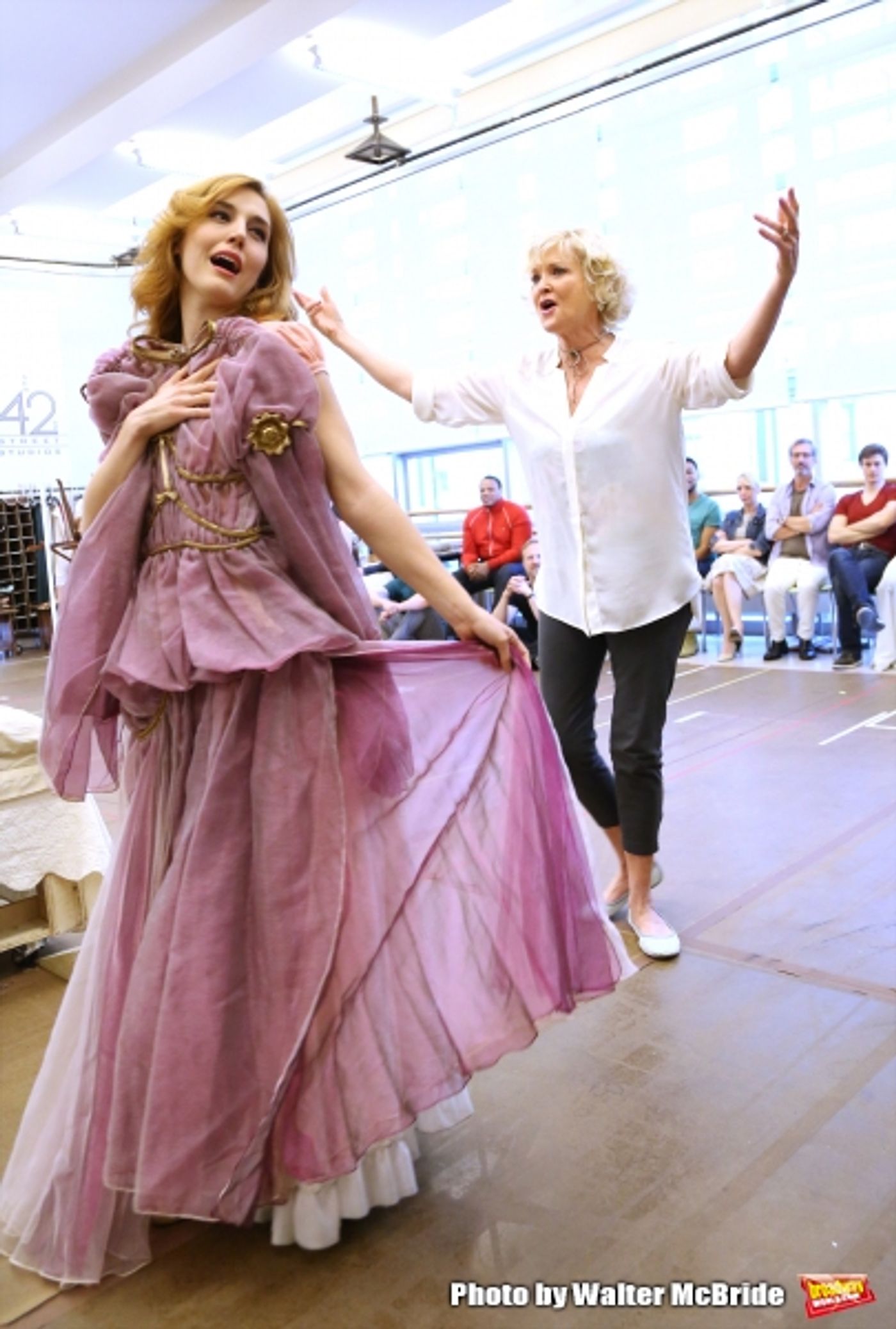 Photo Coverage: Go Inside Rehearsal with the Cast of Paper Mill Playhouse's EVER AFTER!  Image