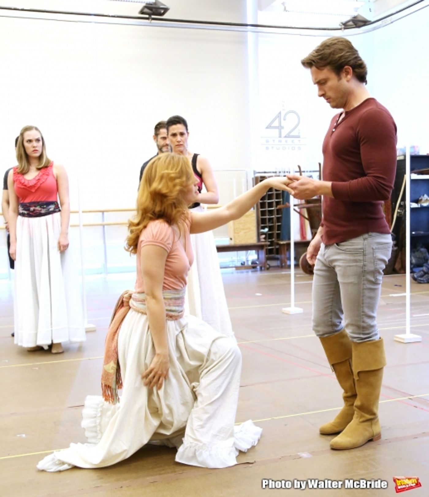 Photo Coverage: Go Inside Rehearsal with the Cast of Paper Mill Playhouse's EVER AFTER!  Image