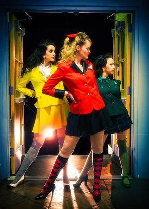 Lizzie Moss, Jocelyn Pickett and Samantha Cardenas as the Heathers Photo